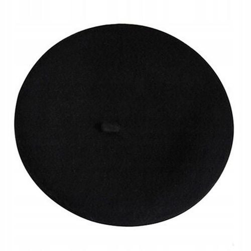 BERET damski FRANCUSKI wełniany CZARNY elegancki na Arena.pl