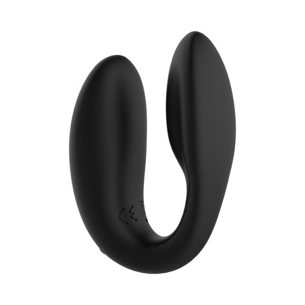 Rosy Gold – C-Shape Vibrator With Luxury Charging Case – Black zdjęcie 6