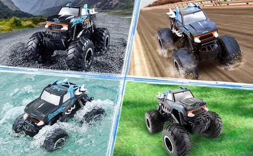 SAMOCHÓD ZDALNIE STEROWANY 1:16 4WD RC MONSTER TRUCK OFF-ROAD Z PILOT na Arena.pl