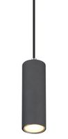 Lampa wisząca Robby 57911HG do sypialni drewno grafitowa
