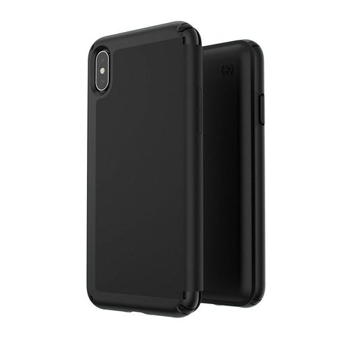 SPECK PRESIDIO FOLIO LEATHER iPhone XR - BLACK na Arena.pl