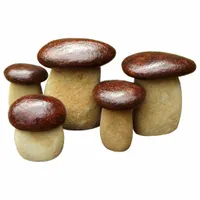 Kamienie ogrodowe figurki grzyby zestaw 5 sztuk