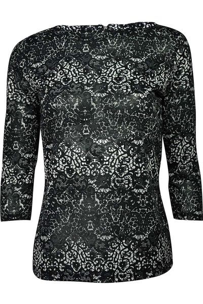 Bordowa Luźna Bluzka Zip - 40 / L zdjęcie 1