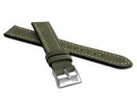 LAVVU Khaki pasek RETRO z luksusowej skóry Top Grain - 20