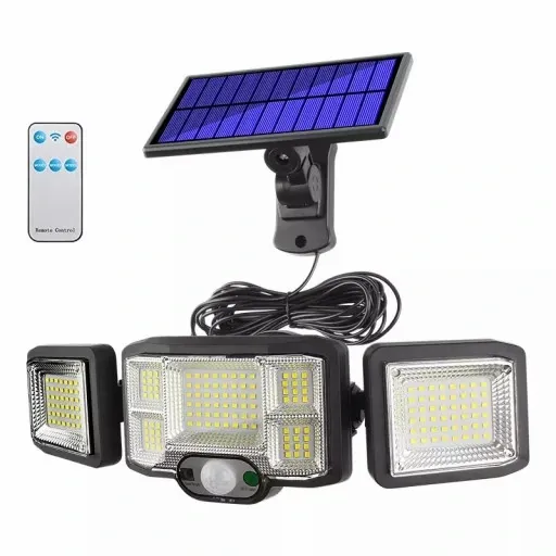 HALOGEN LAMPA SOLARNA ULICZNA SOLAR 192 LED+PILOT zdjęcie 1