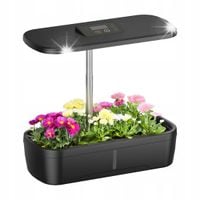 Inteligentna doniczka hydroponiczna 4L lampa wzrostu czarna Spacetronik