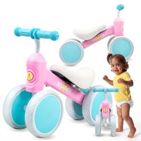 ROWEREK BIEGOWY JEŹDZIK PCHACZ CHODZIK LEKKI STABILNY 4 KOŁA 7" RÓŻOWY ROK