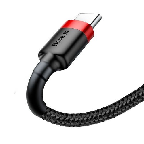 kabel usb do usb-c baseus cafule 3a 1m (czerwono-czarny) na Arena.pl