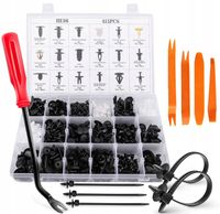 ZESTAW SPINKI KOŁKI SAMOCHODOWE 415 SZT+ Narzędzia