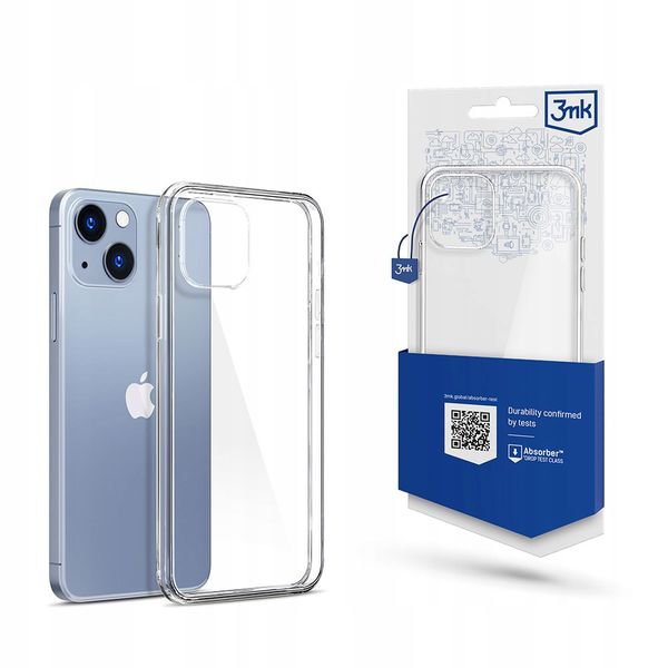 Silikonowe etui na Apple iPhone 15 Plus - 3mk Clear Case zdjęcie 1