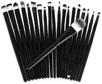DUŻY ZESTAW profesjonalnych pędzli do makijażu komplet Slim Pędzle 20 sztuk