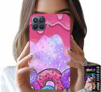 ETUI DO OPPO RENO 4 LITE - SŁODKIE DONUTY Z LUKREM W TLE + SZKŁO