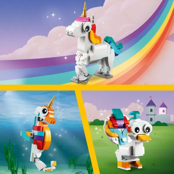 Lego Creator 3 W 1 Magiczny Jednorożec 31140 zdjęcie 10