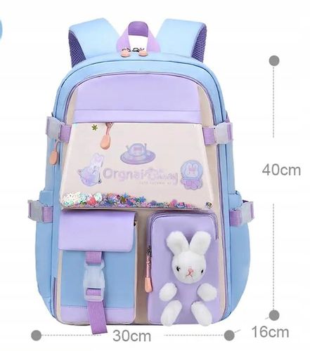 PLECAK SZKOLNY TORNISTER PIÓRNIK KRÓLIK ZAJĄC DLA DZIEWCZYNKI BN 180 kl 1-3 na Arena.pl