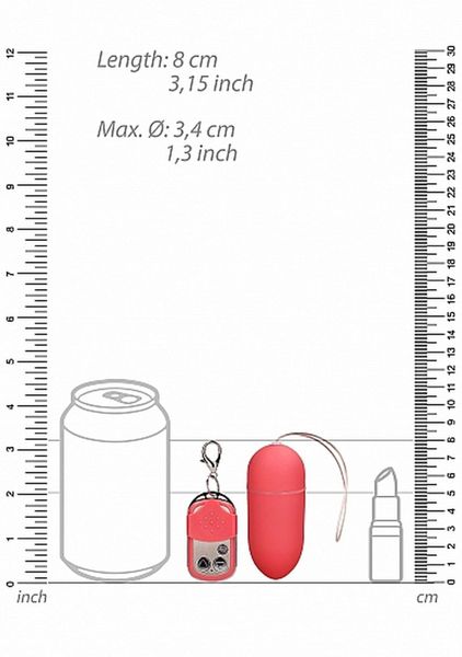10 Speed Remote Vibrating Egg - Big - Pink zdjęcie 3