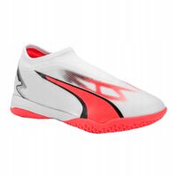Buty piłkarskie dziecięce PUMA Ultra Match Ll It + Mid Jr puma white 37.5
