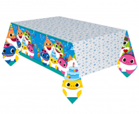 obrus papierowy baby shark 120x180cm, urodziny