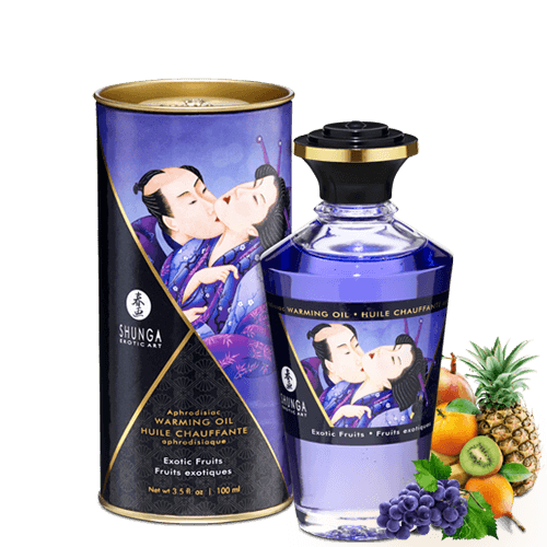 Shunga - Aphrodisiac Oil Exotic Fruits 100 Ml zdjęcie 2