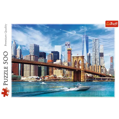 Puzzle dla dzieci i dorosłych z motywem miasta Widok na Nowy Jork 500 elem na Arena.pl