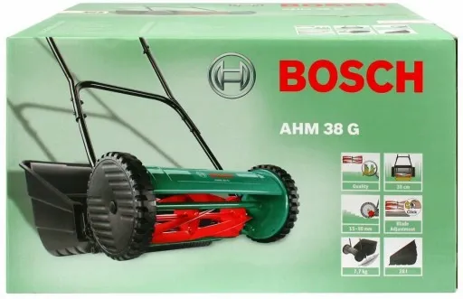 KOSIARKA RĘCZNA BĘBNOWA 38cm AHM 38G BOSCH + KOSZ zdjęcie 3