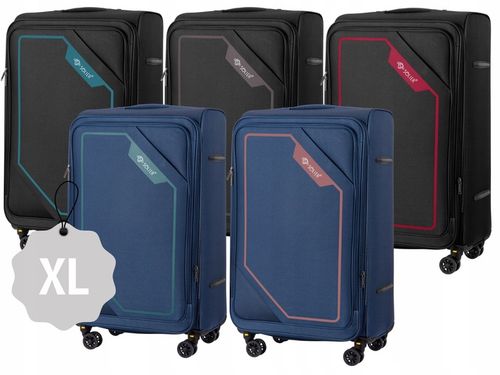 Walizka duża podróżna XXL i GRATIS materiałowa miękka pojemna 29" codura na Arena.pl