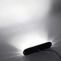 Lampa obrysowa 6 LED dymiona 12-24V kolory Czerwony