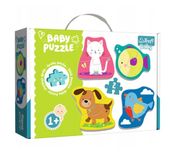 Puzzle Baby ZWIERZĄTKA Układanki Dwuelementowe 4 Obrazki dla Malucha 12m+