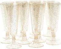 Plastikowe kieliszki do szampana wielorazowe 10 ślub piknik śliczne JAKOŚĆ