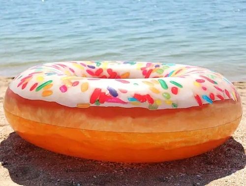 Koło do Pływania na Plażę Dmuchane Kółko do Pływania nad Wodę 99cm INTEX na Arena.pl