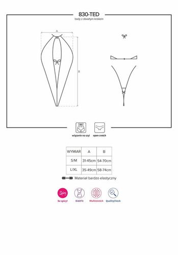 Body - Obsessive 830-TED-1 S/M na Arena.pl