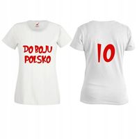 KOSZULKA T-shirt TOP dla kibica DO BOJU POLSKO