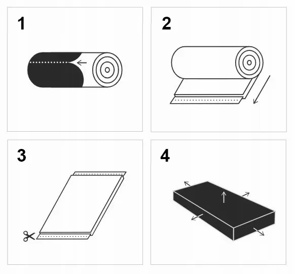 Materac multipocket 100x200 H3 BARI 2x więcej sprężyn zdjęcie 11