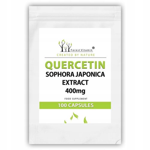 KWERCETYNA CHOLESTEROL 100 kaps 400mg MOCNA DZIAŁA na Arena.pl