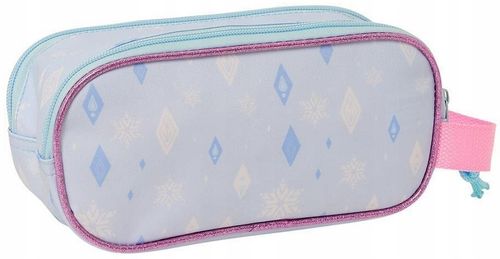 Piórnik szkolny saszetka rozkładany dwukomorowy KRAINA LODU ELSA 3d na Arena.pl
