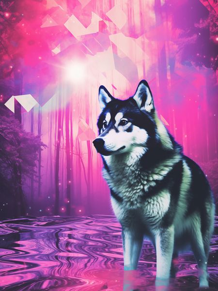 Plakat 60x80cm Wilczy Duch zdjęcie 1