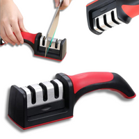 OSTRZAŁKA DO NOŻY KUCHENNYCH NOŻYC KOMPAKTOWA TRÓJFAZOWA OSEŁKA 3w1