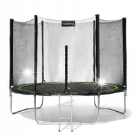 Trampolina Ogrodowa Dla Dzieci Z Siatką Duża 10ft 300 cm Z Drabinką METEOR