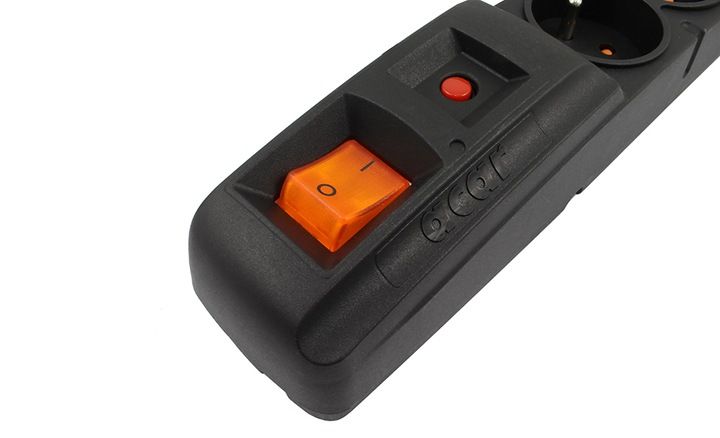 ACAR F5 listwa przeciwprzepięciowa 5 gniazd 1,5m zdjęcie 10