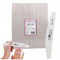 PROFICO Pilnik do paznokci ECO 100/180 łódka szary 25 szt.