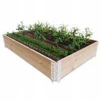 Doniczka drewno bezbarwny Smartled 120 cm x 80 x 19 cm