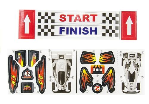 Tor Samochodowy Track Racing Dwa Auta 565 cm na Arena.pl