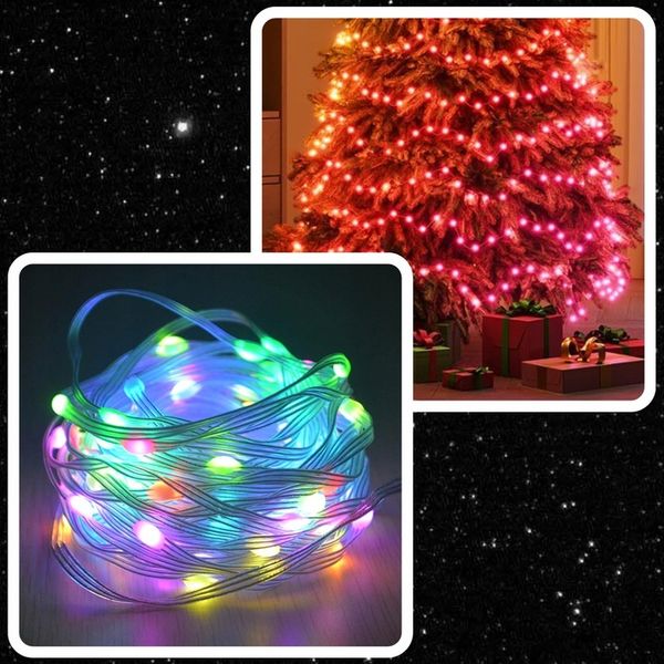 INTELIGENTNE Lampki Choinkowe 200LED SMART FLASH Bluetooth Apka PILOT 20m zdjęcie 4
