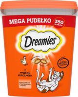 DREAMIES PRZYSMAK DLA KOTA MEGA Z KURCZAKIEM 350g