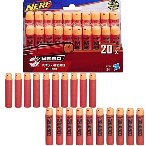 Hasbro B0085 Nerf Mega Dart Refill strzałki 20szt na Arena.pl