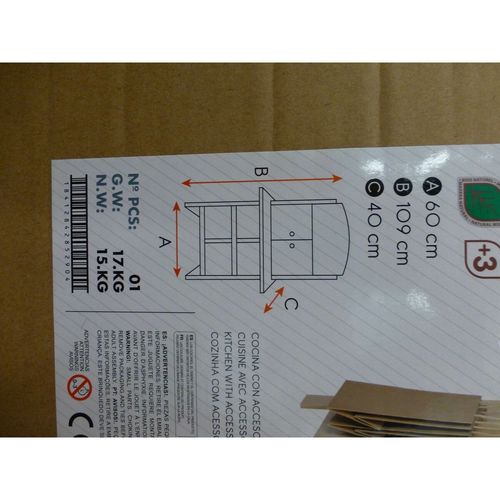 kuchnia zabawka Play & Learn 60 x 109 x 40 cm na Arena.pl