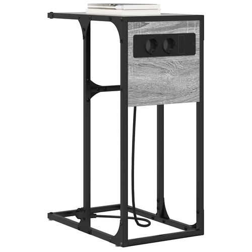 Stolik nocny Szary dąb sonoma 41.5 x 26 x 60.5 cm na Arena.pl