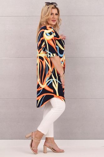 TUNIKA Z KIESZENIAMI DUŻE ROZMIARY POLSKI PRODUCENT SUKIENKA ELASTYCZNA na Arena.pl