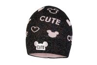 Broel GISELLE czapka dla dziewczynki beanie czarny 48-50