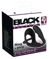 black velvets ring & plug