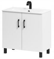 Szafka łazienkowa pod umywalkę Viki 80 biała (W2)